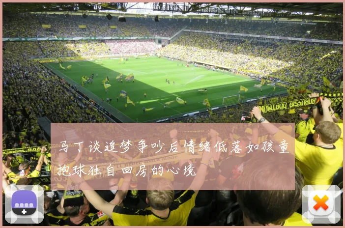 马丁谈追梦争吵后情绪低落如孩童抱球独自回房的心境